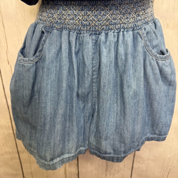 Mudd Light Blue Strapless Jumpsuit - Picture 6 of 14